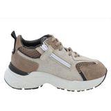 HIP Shoe Style - H1145 - Sneakers - Beige Combi - Suede Leer en Mesh