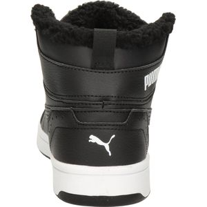 Puma Rebound Joy Fur jongens sneaker - Zwart - Maat 36