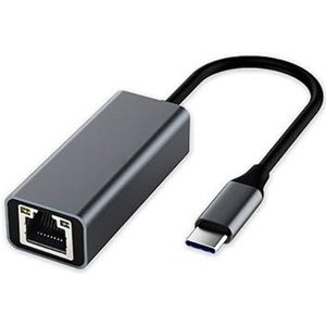 USB C Ethernet-adapter - LAN-adapter 1000 Mbps voor Switch, Mobiele Telefoon, Notebook, Tablet en TV-Box