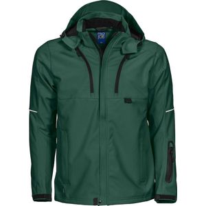 Jack - Functionele Drielagige Softshell - Wind- en Waterafstotend - Zwart - 100% Polyester