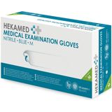 Hekamed - Soft Nitril Handschoenen - Blauw - 100 Stuks