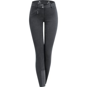 ELT rijbroek Easy Start mt 116 d.grijs met siliconen