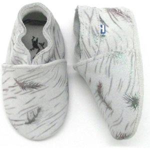 Playshoes - Gebreide Lage Pantoffels - Grijs - Uniseks - Voor Kinderen