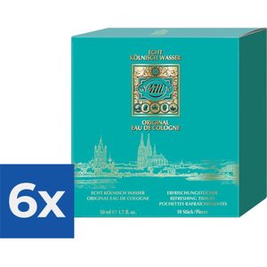 4711 Kölnisch Wasser 50 ml geschenkset (2-delig) - Voordeelverpakking 6 stuks