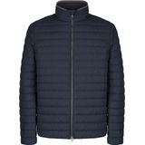 Geox, Heren, Jassen, Blauw, Maat: XL Poliester,