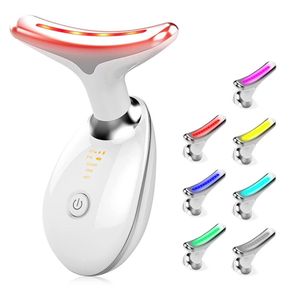 Kraftverdia® - Huidverjongingsapparaat - Facelift apparaat - Facelift & Anti-Rimpel – 7 LED Kleurentherapie - EMS tegen rimpels - Verminderen van Acne, Lijnen, Rimpels en Vermoeidheid - Nekmassage