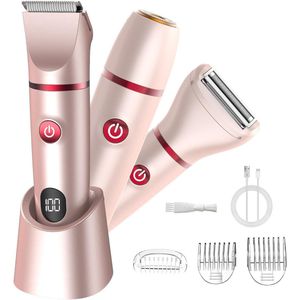 Misuke - Bikini Trimmer - Elektrisch Scheerapparaat - 3-in-1 - Waterdicht - LCD Display