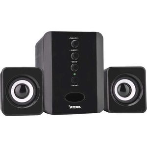 Professionele combinatieluidspreker - SADA draagbare mini USB 2.1 bedraad - Basmuziekspeler - Subwoofer voor telefoon en pc - Zwart .