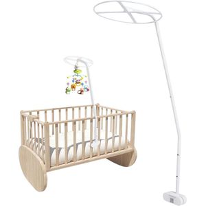 Verstelbaar hemelstang bedhemel frame - Babybed wieg muggennet stang - Hemelhouder - Babybedje