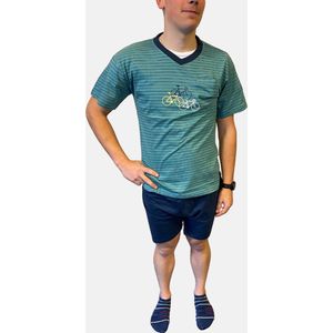 Cocodream Quality - Heren groene pyjama - Maat S - Mannen - Groen -