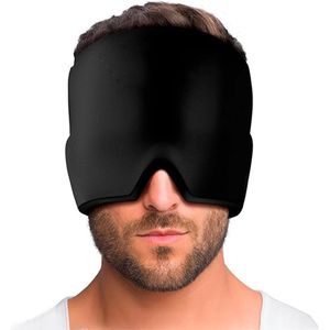 Koude en Warme Hoofdband voor Migraine- en Stressverlichting - Dubbellaags Koeltherapie Hoed met 360° Dekking