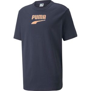 Puma Fd Downtown Logo Tee T-shirt Mannen Blauwe S