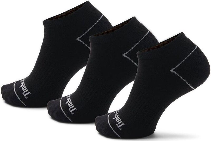 Timberlandvoor mannen. TB0A6BA30011 Set van 3 paar zwarte Bowden invisible gewatteerde sokken (L), Homewear, Katoen