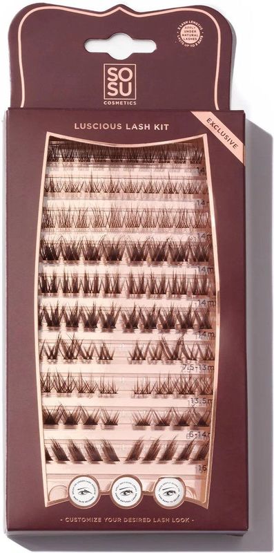 Sosu | Luscious Lash Kit Selection Box - 3 Lash Lengths - 10 Styles - Vegan