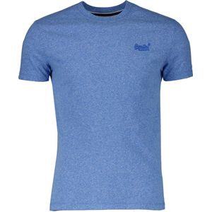 Superdry Vintage Logo Emb Tee Heren T-shirt - Blauw - Maat M