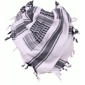 Fostex - Arafat sjaal - Plo sjaal - Zwart/wit