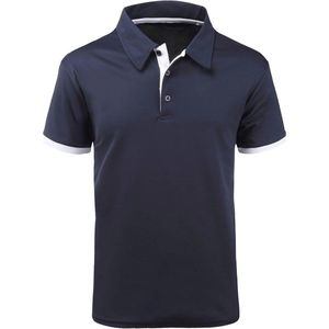 Korte Mouw Poloshirt Heren Sneldrogend Ademend Casual Sport T-Shirt Zomer