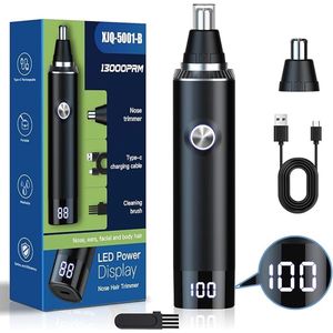 Neustrimmer - Efficiënt en Veilig - Voor Neus, Oren en Wenkbrauwen - Compact en Gebruiksvriendelijk Design - Pijnloos en Precies - Verzorging voor Mannen en Vrouwen