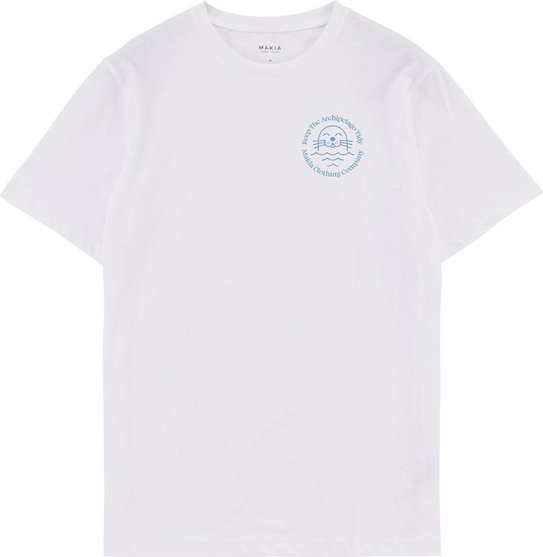 Makia Storpensor T-shirt Met Korte Mouwen Wit XL Man,Vrouw