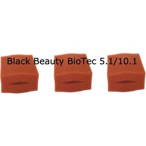 Black Beauty Foam Oase Biotec 5.1/10.1 Fine Red 3pcs Geen Origineel!