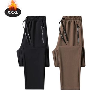 Nivard Trainingsbroek Heren - Sportbroek - Trainingsbroek Lang - Trainingspak - Sportkleding - 2pc Zwart+Bruin - XS