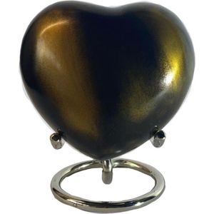 Mini urn hart Gold black 14283