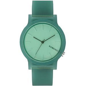 Komono Mono Glow Teal Polshorloge W4434 ⌀ 38 mm - Dames en Heren