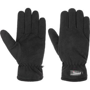 Fleece handschoen met Thinsulate voering - zwart - maat XXL