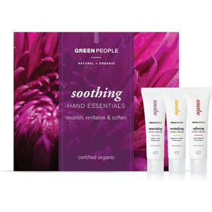 Green People - Soothing Hand Essentials Set - Cadeauset - 100% Natuurlijke Handcrèmes - 3 x 30ml