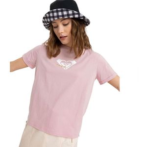 Roxy Oceanregular Corpo T-shirt Met Korte Mouwen Roze 2XS Vrouw