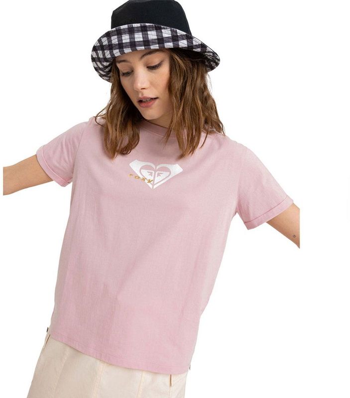 Roxy Oceanregular Corpo T-shirt Met Korte Mouwen Roze 2XS Vrouw