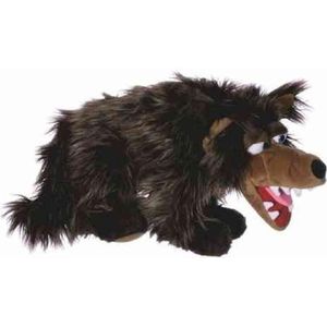 Living puppet Handpop wolf 50cm buikspreekpop sprookjes