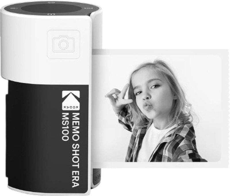 Kodak - Memo Shot ERA MS100 - Foto Printer - Wit - Compatibel met iOS/Android via Bluetooth