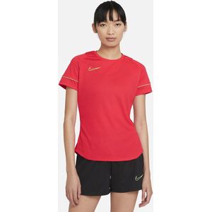 NIKE - DAMES - DRI FIT SPORTSHIRT ACADEMY - SIREN RED