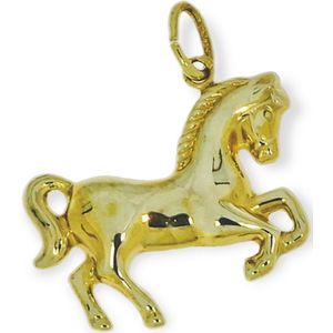 Gouden Paard Hanger 14 karaats