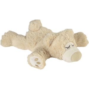 Warmtekussen Knuffeldier Sleepy Bear Beige 100% Gierst 35cm