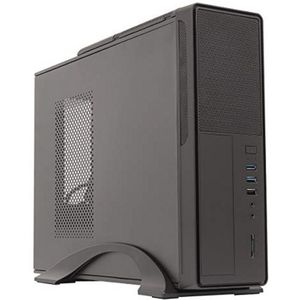 Compacte Toren PC Behuizing voor ITX en Micro ATX - 450W Voeding, Zwart