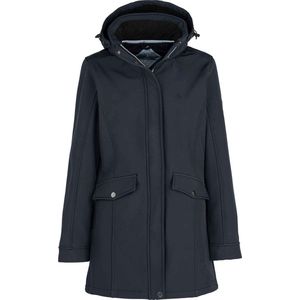 BJØRNSON Ylva Softshell Parka Tussenjas Winddicht Dames - Maat 38 - Donkerblauw