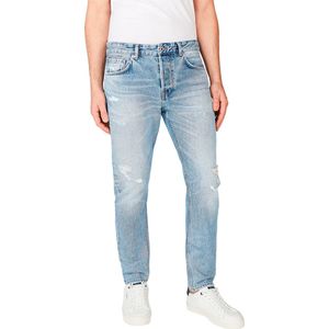 Pepe Jeansvoor mannen. PM207392RM0 Callen blauwe taps toelopende jeans (38/34), Casual, Katoen, Denim, Duurzaam