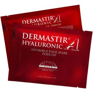 Dermastir post-operatief gezichtsmasker met hyaluronzuur, onzichtbaar gezichtsmasker