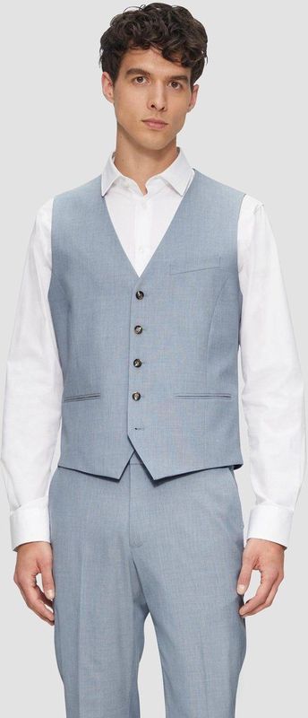 s.Oliver - s.O PURE - Vest - Slim-fit - Gevoerd - Zijsplit