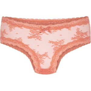 Hunkemöller - Brazilian V-shape Mesh - Roze - Dames Lingerie