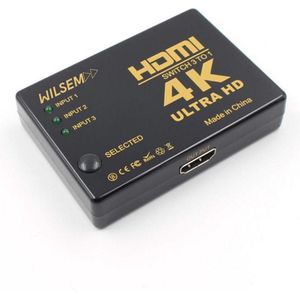 HDMI Splitter 4K - 4K HDMI-verdeler met afstandsbediening - Wilsem®