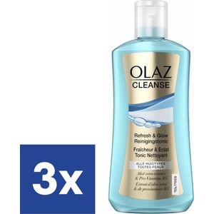 Olaz Cleanse Reinigingstonic Refresh & Glow - 3 x 200 ml