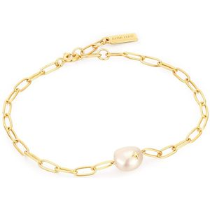 Ania Haie AH B043-03G Pearl Power Dames Armband - Schakelarmband