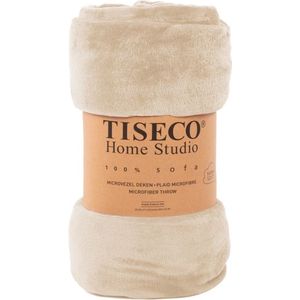 Tiseco Home Studio - Plaid COSY - microflannel - 220 g/m² - 150x200 cm - Ivoor