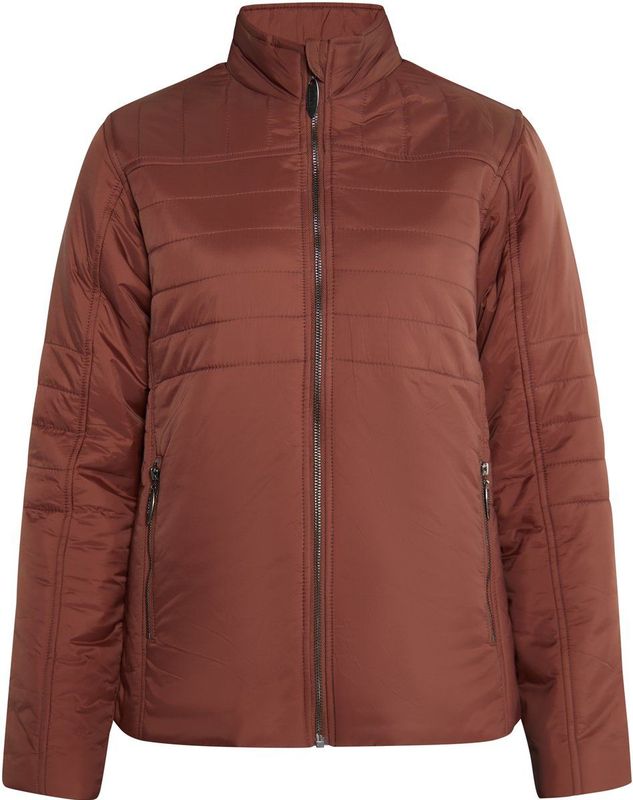 Usha - Tussenjas - Bruin - Gewatteerde Jas - Licht Gevoerd