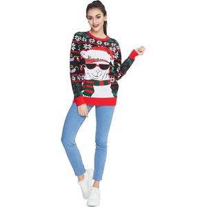Grappige Unisex Lelijke Kersttrui - Lange Mouwen Gebreide Trui voor Feestdagen