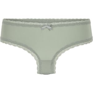 Hunkemöller Dames Lingerie Brazilian v-shape London - Groen - maat L