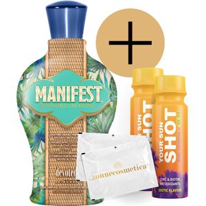 Devoted Creations - Manifest + 2 Your Sun Shots + 2 Verfrissingsdoekjes